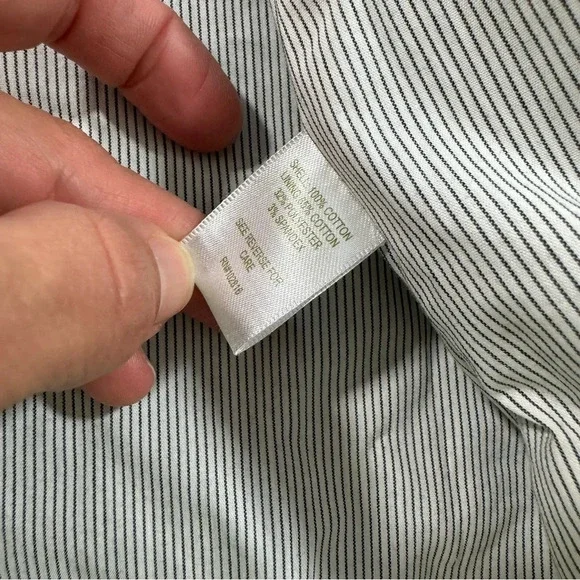 Garnet Hill Polka Dot Jacket Lined Lightweight Grey - Picture 3 of 8